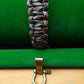Paracord Buckle Bracelet kits with choice of colours Paracord Huggins Attic Green Camo Antique Brass  [Huggins attic]