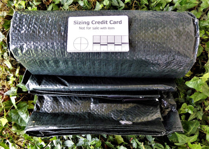 Green Tarp Groundsheet - solution for protection Tarp Huggins Attic    [Huggins attic]