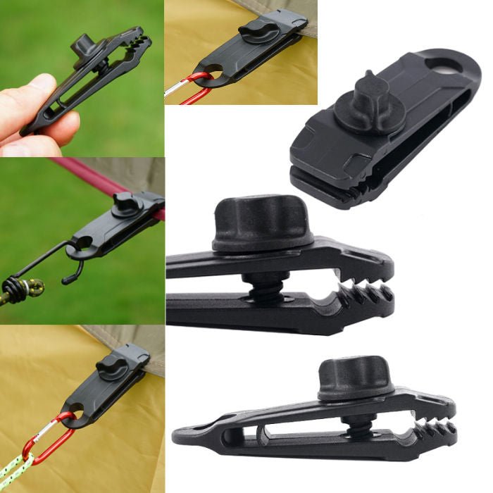 Heavy Duty Screw Tight Tarp Clip Clamp Tent Tent Clip Huggins Attic    [Huggins attic]