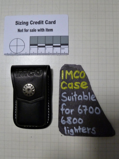 IMCO Lighter Case - Genuine Leather replica Lighter case Huggins Attic    [Huggins attic]