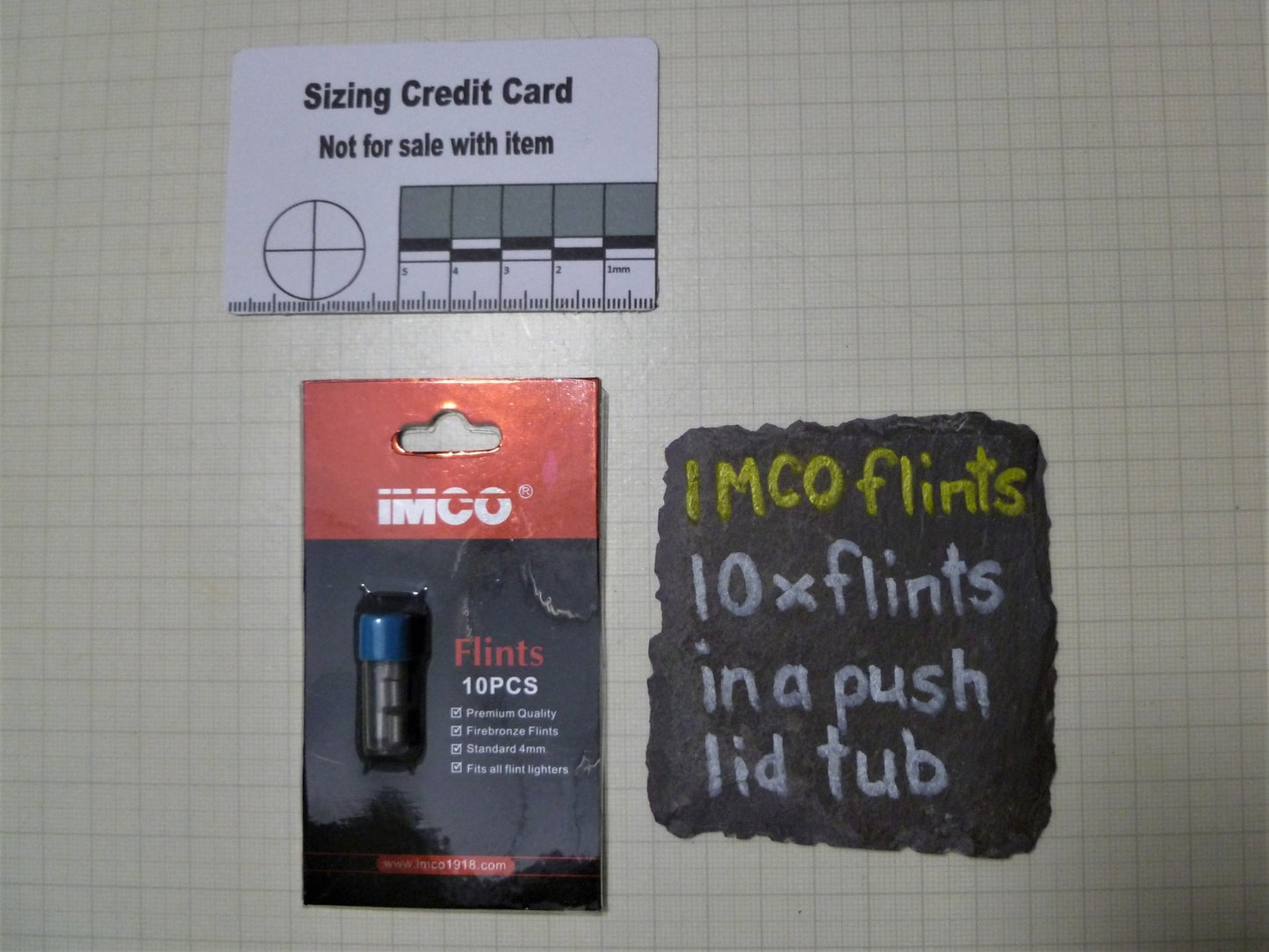 IMCO Spare Flints - for IMCO 6700 and 6800 Lighter Flints Huggins Attic    [Huggins attic]