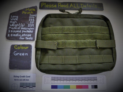 Large Molle Pouch for the Modular Lightweight Molle Pouch Huggins Attic Green   [Huggins attic]