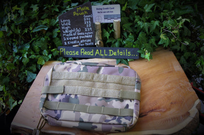 Large Molle Pouch for the Modular Lightweight Molle Pouch Huggins Attic ACU   [Huggins attic]