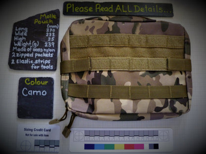 Large Molle Pouch for the Modular Lightweight Molle Pouch Huggins Attic    [Huggins attic]