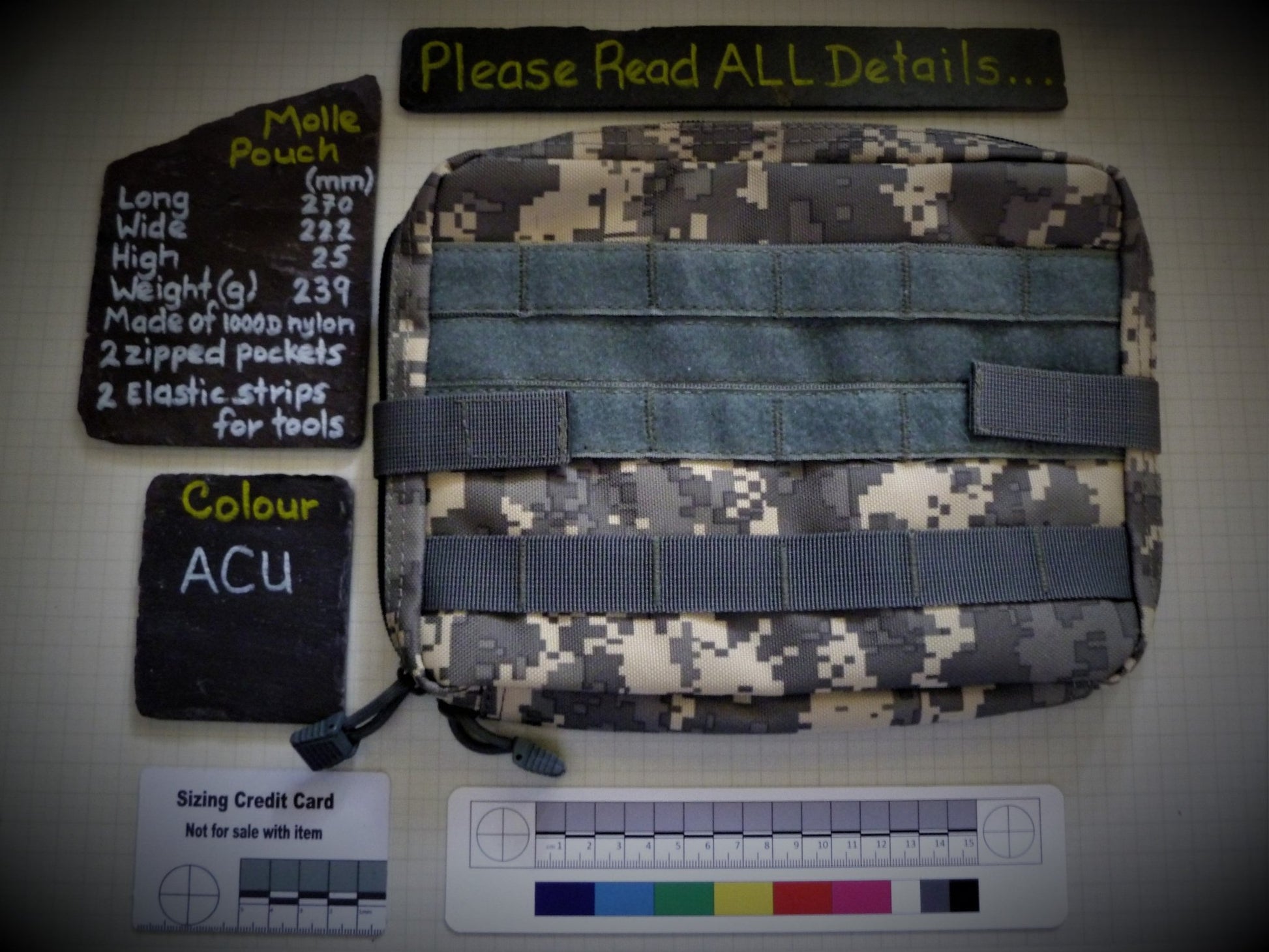 Large Molle Pouch for the Modular Lightweight Molle Pouch Huggins Attic    [Huggins attic]