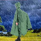 Large Poncho to go over a person wearing a rucksack or use for emergency shelter Poncho Hugginsattic    [Huggins attic]