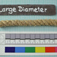 Largest Diameter Twisted Jute Fire lighting taper (37" (95cm) long) Taper Huggins Attic    [Huggins attic]