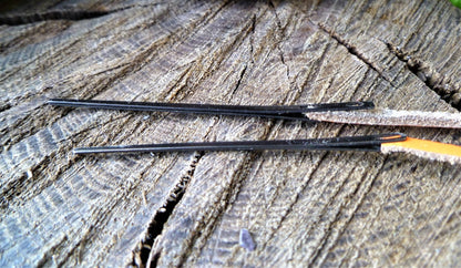 Leather thonging Lacing Needles, specialized Leathercraft tool Huggins Attic    [Huggins attic]