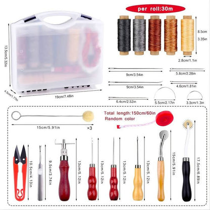 Leathercraft kit useful for other interests Leather Craft kit Hugginsattic    [Huggins attic]