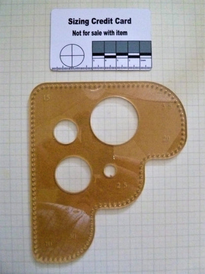 Leathercraft Stitching and Corner Templates Template Huggins Attic    [Huggins attic]
