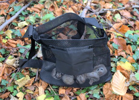 Mesh mushroom foraging Bag for Bushcraft, camping, hiking, walking, Ramblers Mushroom Bag Hugginsattic    [Huggins attic]