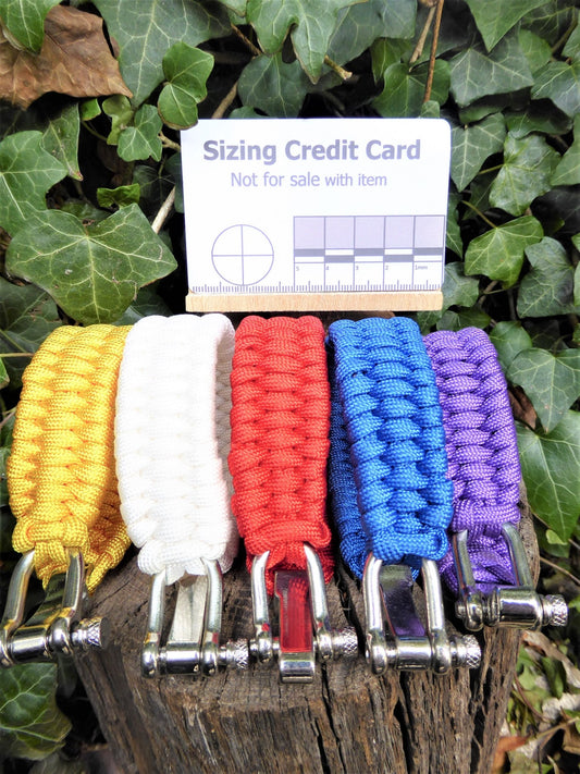 Metal Buckle Paracord Bracelet, 5 colours  Hugginsattic    [Huggins attic]
