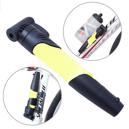 Mini Bicycle pump - Cycling Multi Valve Fitments Bike Tools Huggins Attic    [Huggins attic]