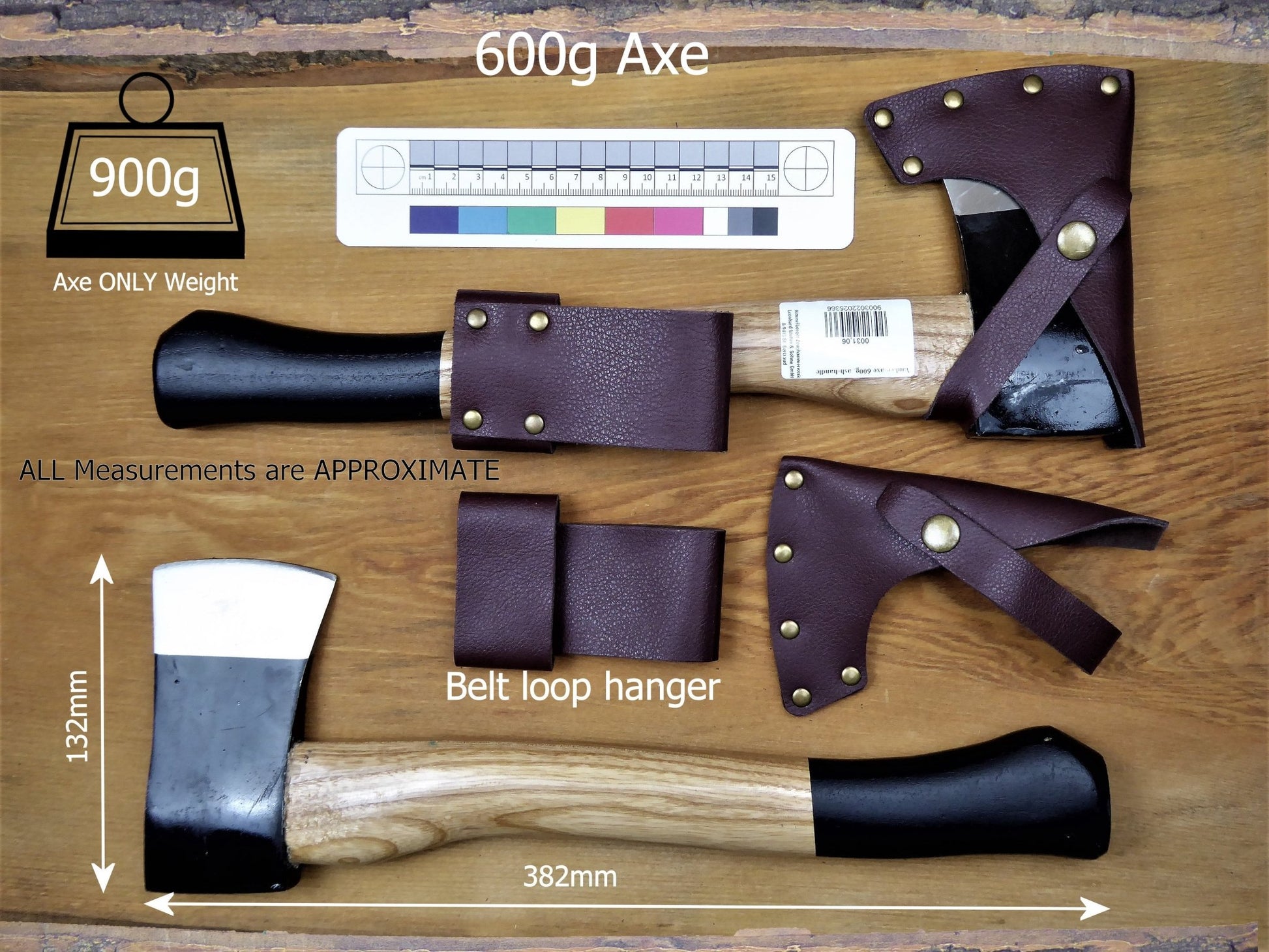 Muller Yankee Axe 600g & Choice of Belt Loops & Sheaths Axe Huggins Attic    [Huggins attic]