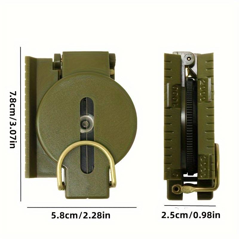 Multifunctional Survival Compass, Waterproof Portable Compass For Outdoor Camping Hiking Travel Compass Hugginsattic    [Huggins attic]