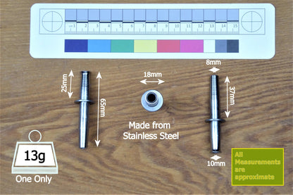 New Pair Stainless steel Birch tap sap spile Sap Spile Huggins Attic    [Huggins attic]