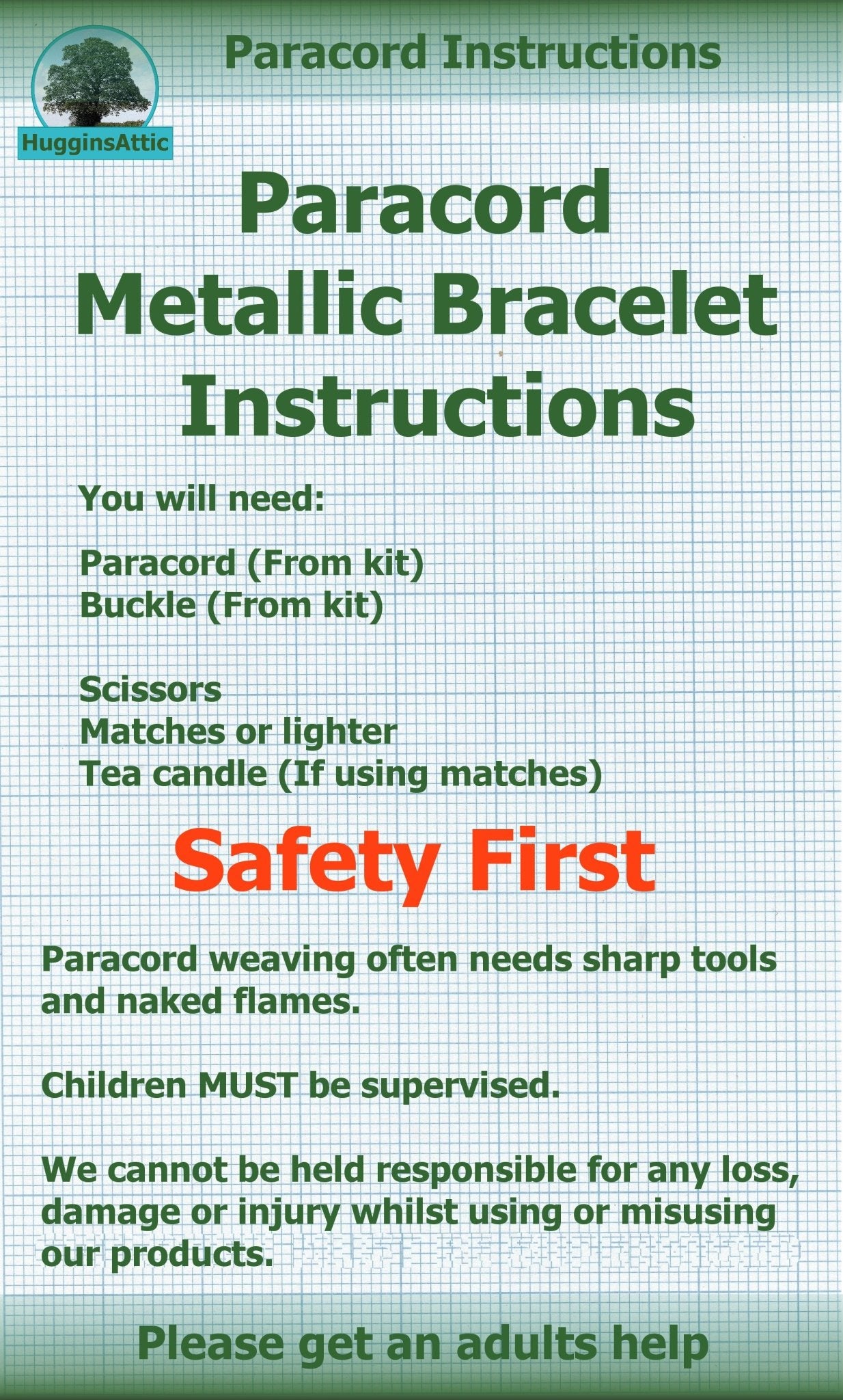 Paracord Buckle Bracelet kits even more colours Paracord Huggins Attic    [Huggins attic]
