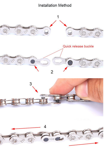 Pair Chain link Cycling Bike Emergency Repair Bike chain links Huggins Attic    [Huggins attic]