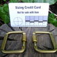 Pair of Gold Square Screw gate Carabiners. Great to attach to backpacks, bags, keyrings, kettles, tents, and ropes. NOT FOR CLIMBING or HEAVY WEIGHTS Carabiner Huggins Attic    [Huggins attic]