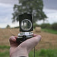 Prismatic Metallic quality compass with sighting window, luminous with belt pouch Compass Hugginsattic    [Huggins attic]