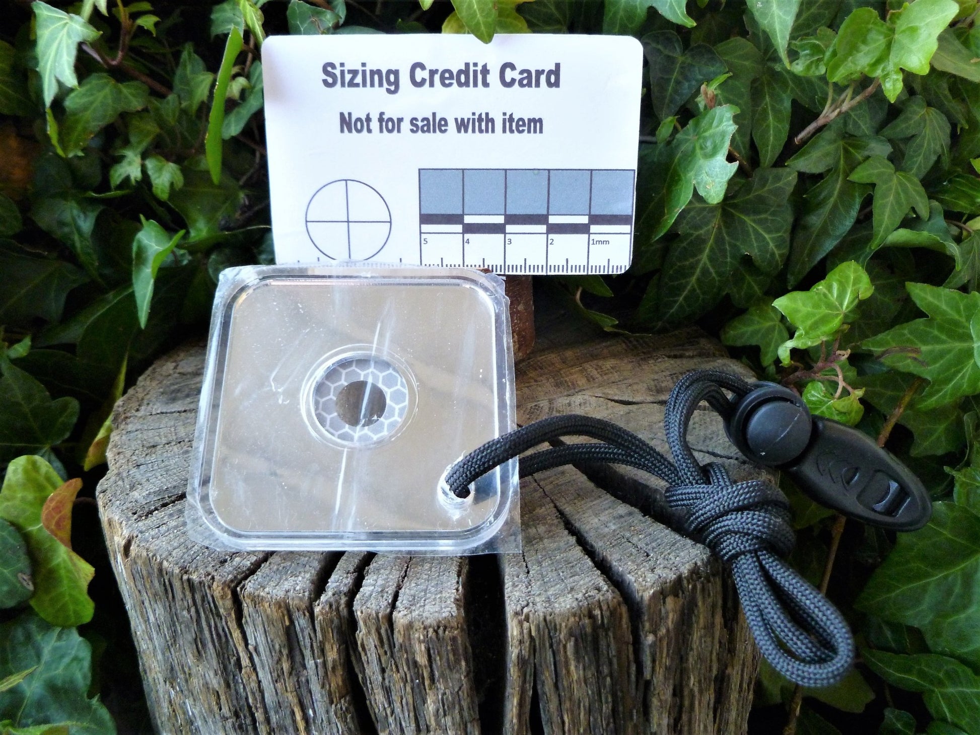 Signalling Mirror & Whistle Bushcraft Survival Mirror Huggins Attic    [Huggins attic]