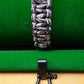 Paracord Buckle Bracelet kits with choice of colours Paracord Huggins Attic Silver Birch Black Buckle  [Huggins attic]