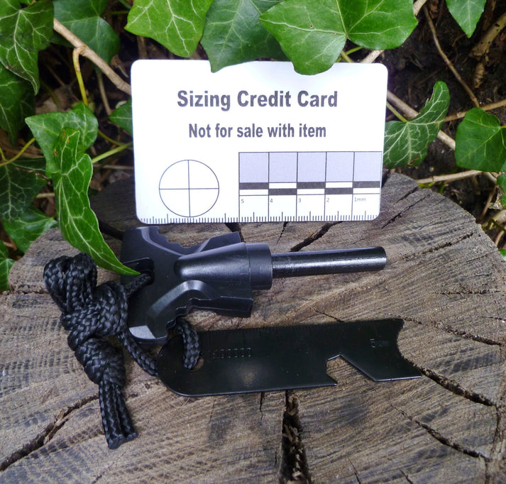T Handled Firesteel & Scraper. Serrated scraper – Hugginsattic